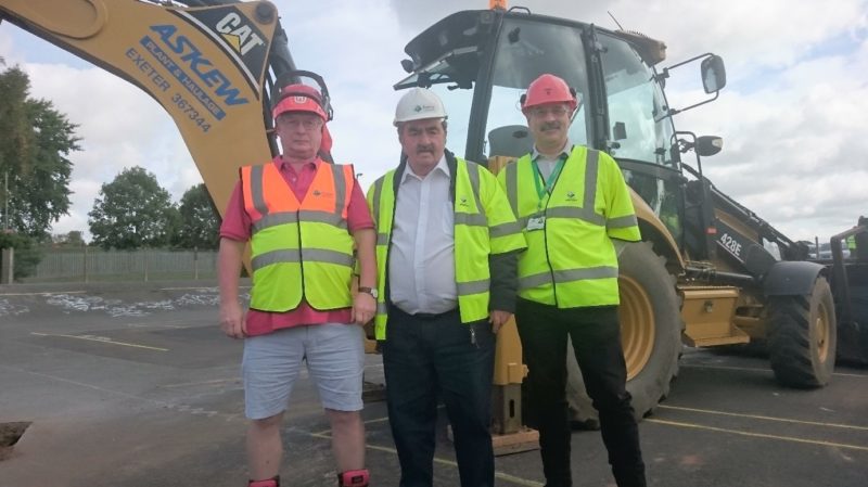 Left to Right: Cllr David Harvey, Cllr Pete Edwards and Cllr Duncan Wood
