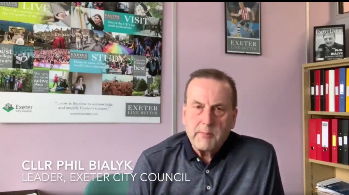 Exeter City Council Leader Phil Bialyk
