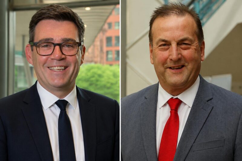 Composite image of Andy Burnham and Phil Bialyk